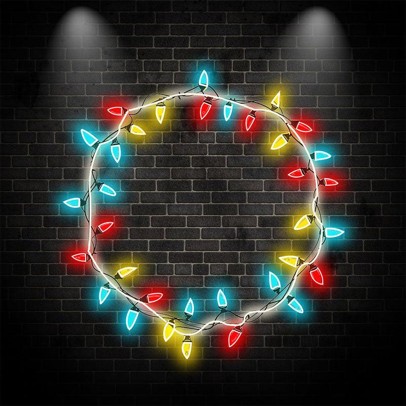 Gorgeous Colorful Round Strip  neon signs Lights - Light up your space and create a festive atmosphere!