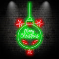 Big Green Light Bulb Decoration - Spreading Christmas Cheer and Lighting Up the Holiday Spirit  neon signs