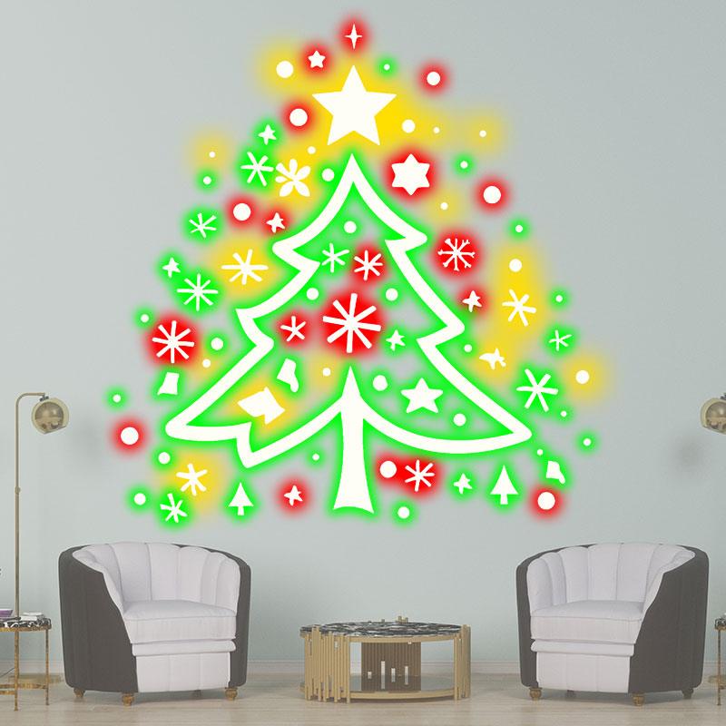 Colorful Fireworks Christmas Tree LED neon signs Lights - Gorgeous holiday decorations to light up your Christmas atmosphere!