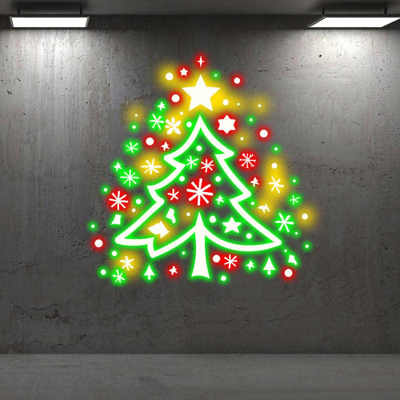 Colorful Fireworks Christmas Tree LED neon signs Lights - Gorgeous holiday decorations to light up your Christmas atmosphere!