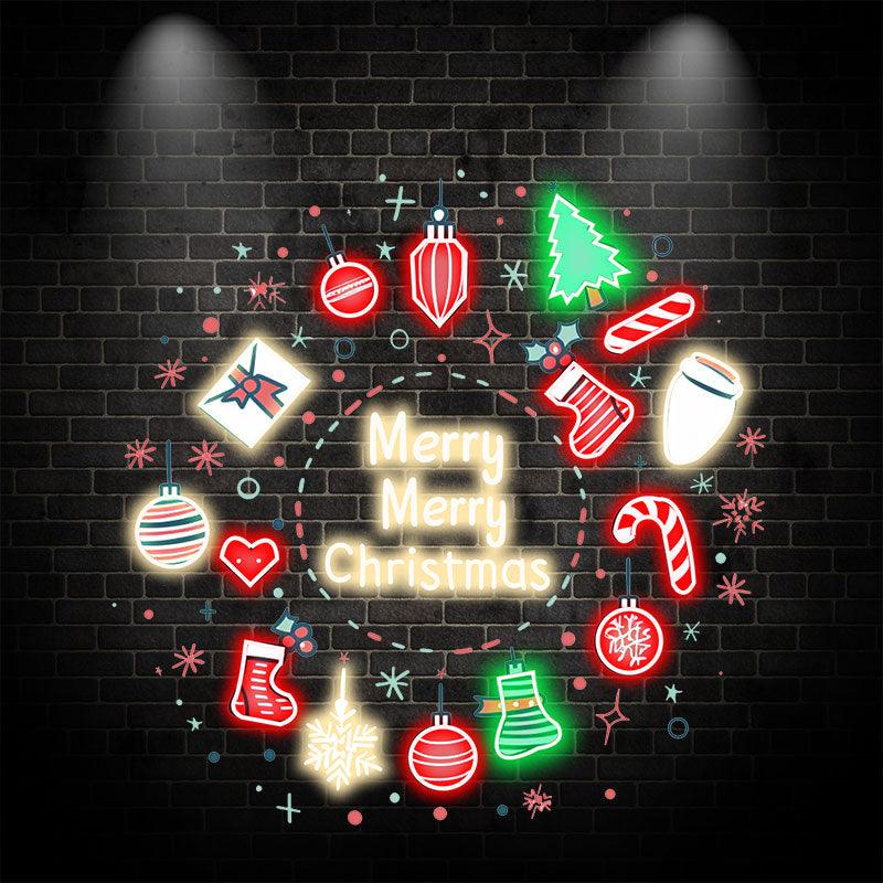 Candy & Decorations Christmas Decorations - Merry Holiday Spirit to Light Up Your Home neon signs