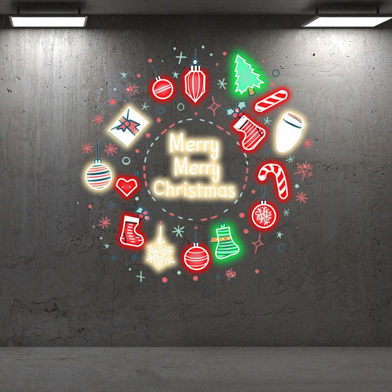 Candy & Decorations Christmas Decorations - Merry Holiday Spirit to Light Up Your Home neon signs