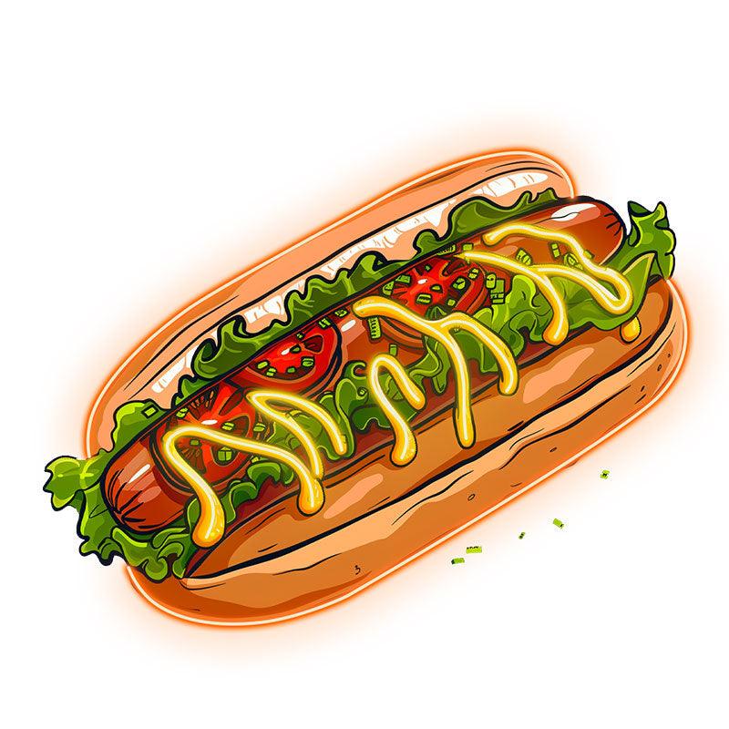 Creative Neon signs| Tasty Burger | Big Burger with Ham and Fresh Vegetables | Every Bite is a Treat, Stylized LED Lights | Restaurant, Kitchen, Party Decoration