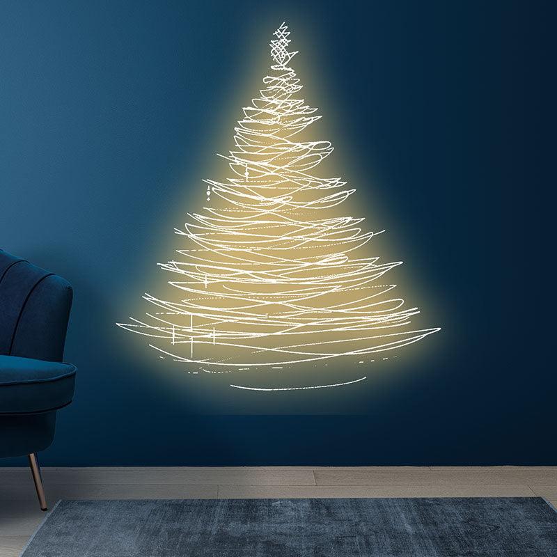 Wire Harness Christmas Tree Decoration neon signs | Creative LED Lights for Holiday Magic