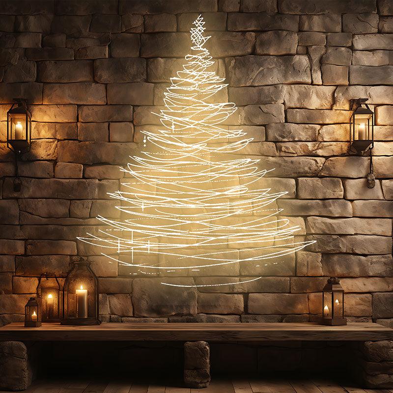 Wire Harness Christmas Tree Decoration neon signs | Creative LED Lights for Holiday Magic