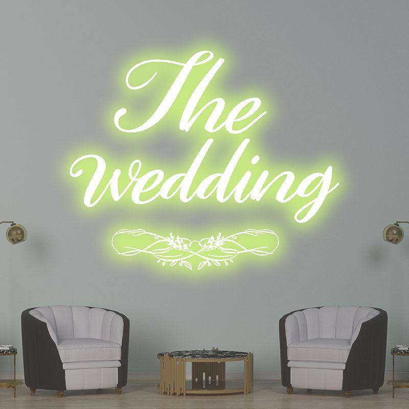 Personalized Custom Wedding Neon signs  | Exclusive Name & Color Choice | Beautiful Wedding Theme Decoration ”