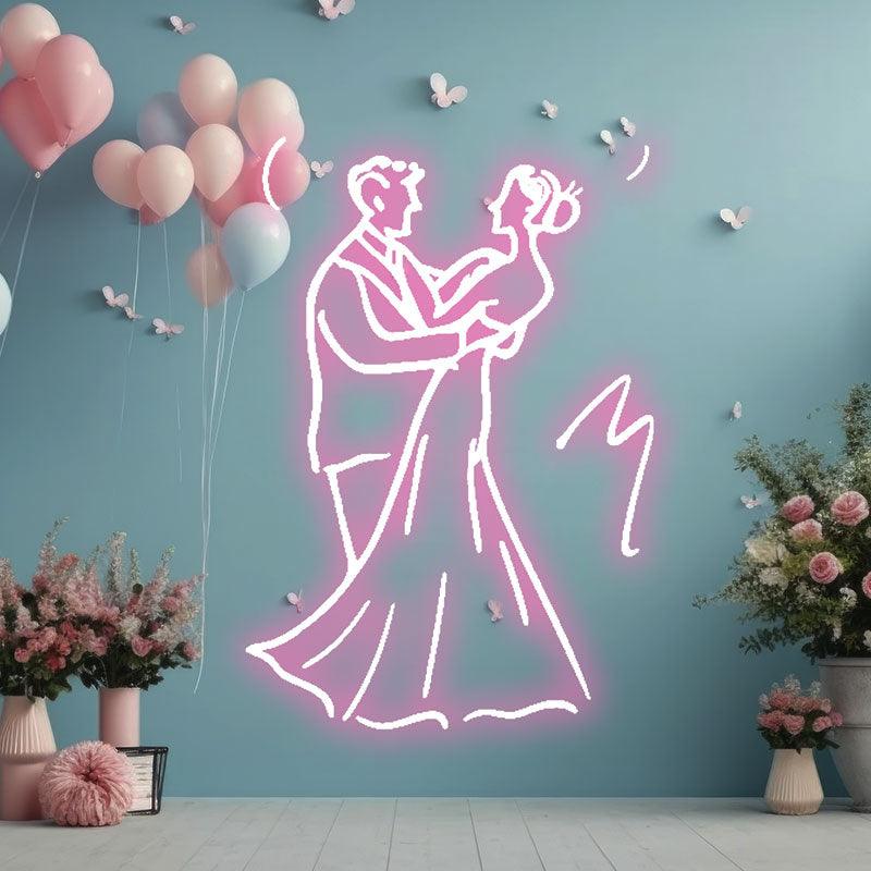 Romantic Wedding Dancing Neon signs| Bride and Groom Sweet Dancing Light Theme | Eternal Love Moments