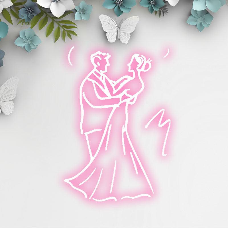 Romantic Wedding Dancing Neon signs| Bride and Groom Sweet Dancing Light Theme | Eternal Love Moments