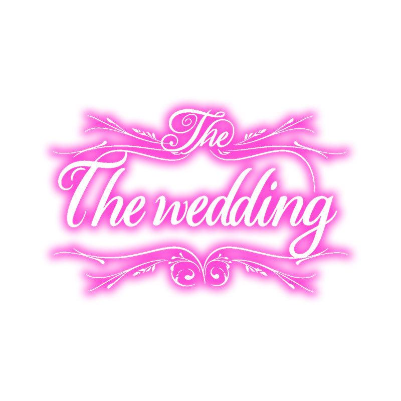 Fully customizable wedding neon signs| Exclusive name, event name and logo design | Free choice of holiday theme text and colors