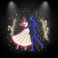 Romantic Dancing Wedding Neon signs | Bride and Groom Sweet Dancing Light Theme | Eternal Moments of Love ”