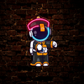 Astronaut Vampire Artwork Led Neon Sign
