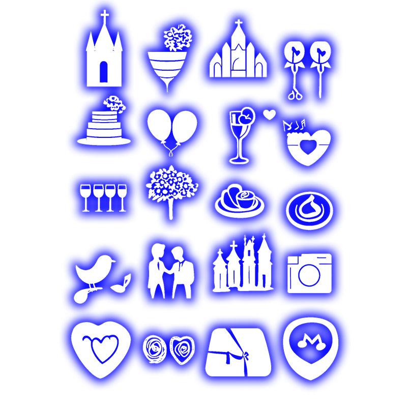 Festive Party LED Neon signs Lights | Camera, Castle, Balloon, Wine Glass, Cake Decoration Lights | For Wedding, Birthday & Celebration