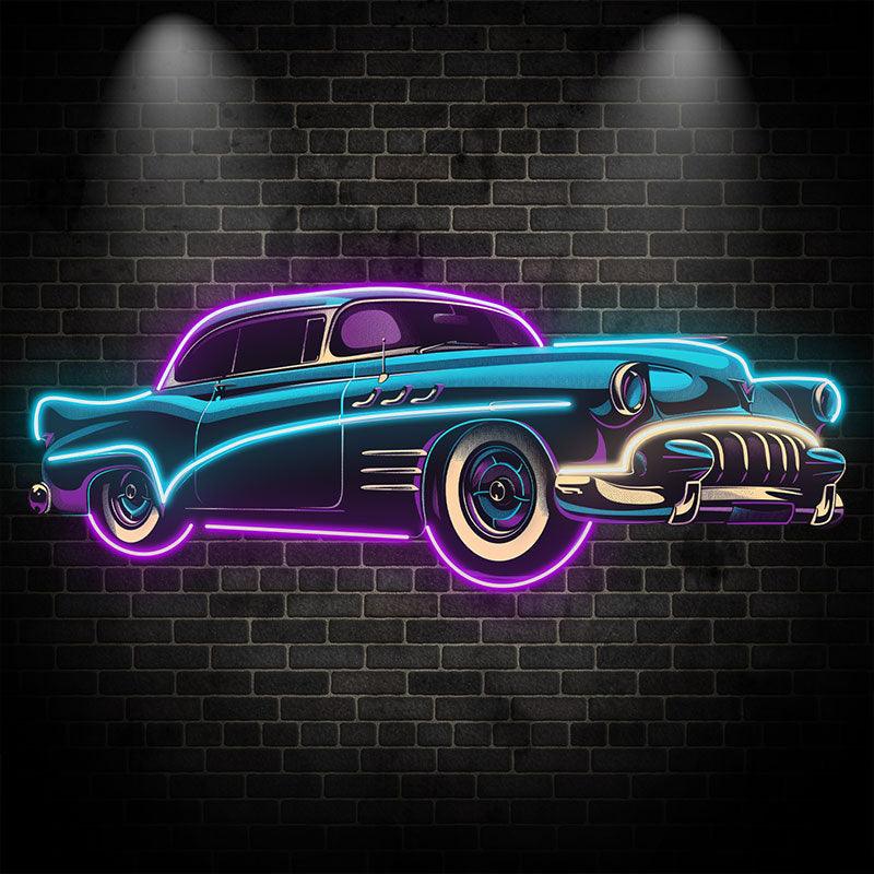 Blue-Purple Classic Supercar LED Neon signs | Creative Car Decoration Lights | Fashion Home & Shop Lighting