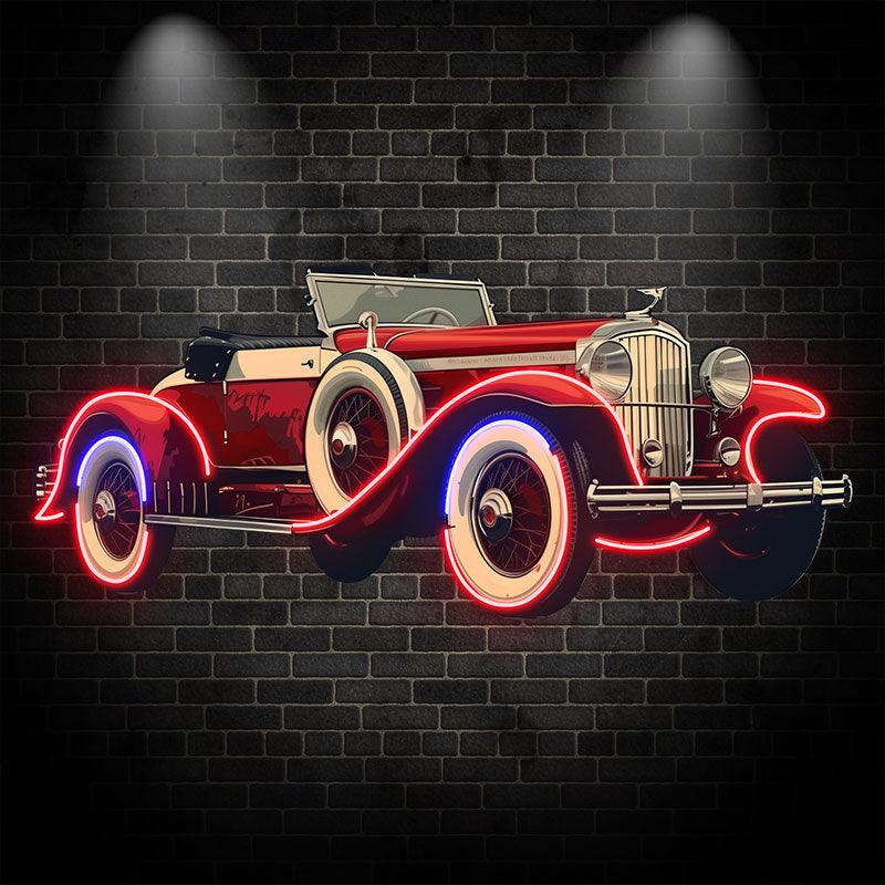 Red Cool Classic Coupe LED Neon signs| Creative Car Decorative Lights | Fashion Home & Shop Lighting