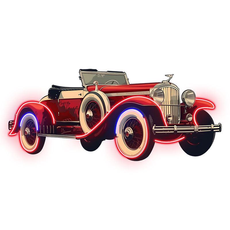 Red Cool Classic Coupe LED Neon signs| Creative Car Decorative Lights | Fashion Home & Shop Lighting