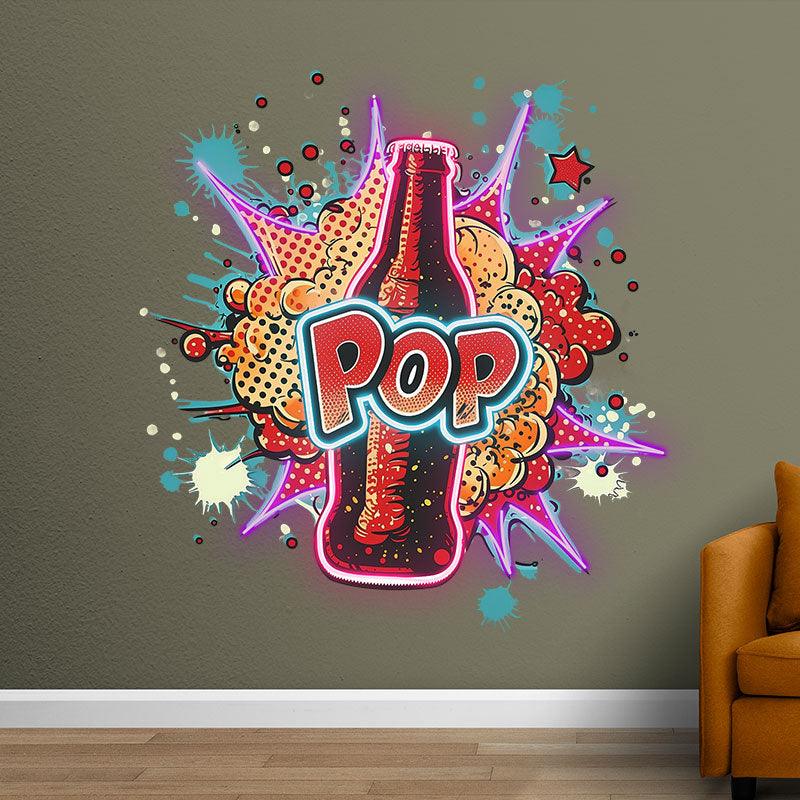 POP Vapor LED Neon signs Lights - Colorful Smoke Background Creative Decoration Lights | Home, Party, Celebration