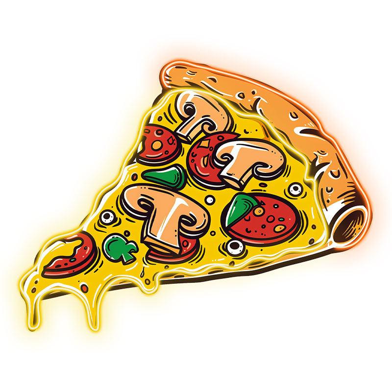 Delicious Pizza Neon signs Lights - LED Lighting, Mushroom Sausage Design, Flowing Sauce Effect, Creative Home Decor, Perfect Party Atmosphere