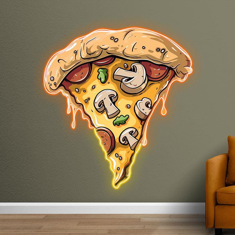 Mushroom Chocolate Vegetable Pizza Neon signs Lights - LED Lights, Creative Home Decor, Fun Party Vibes, Perfect Gifts