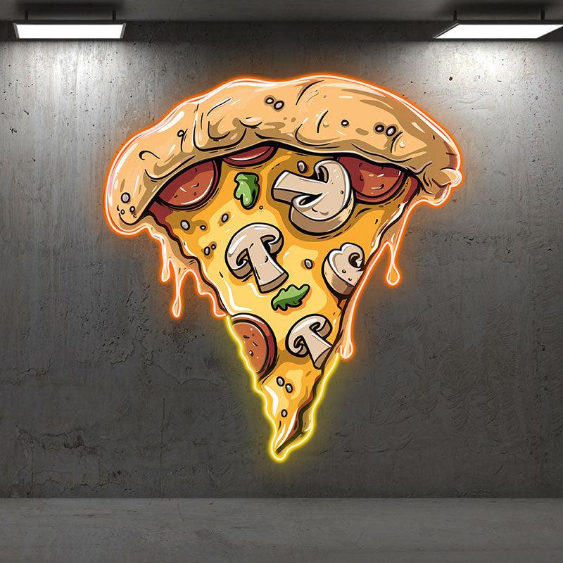 Mushroom Chocolate Vegetable Pizza Neon signs Lights - LED Lights, Creative Home Decor, Fun Party Vibes, Perfect Gifts