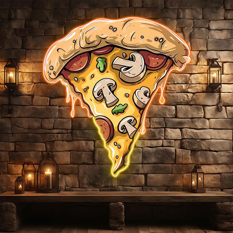 Mushroom Chocolate Vegetable Pizza Neon signs Lights - LED Lights, Creative Home Decor, Fun Party Vibes, Perfect Gifts