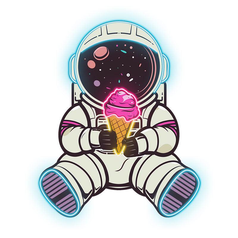 Spaceman Neon signs Lights - LED Lighting, sitting hand holding ice cream, helmet starry night design, creative home decor, perfect gifts