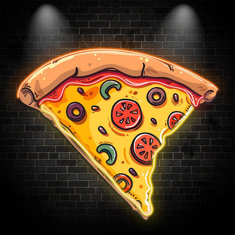 Vegetable Cream Pizza Neon sign Lights - LED Lights, Creative Home Decor, Fun Party Vibes, Perfect Gifts