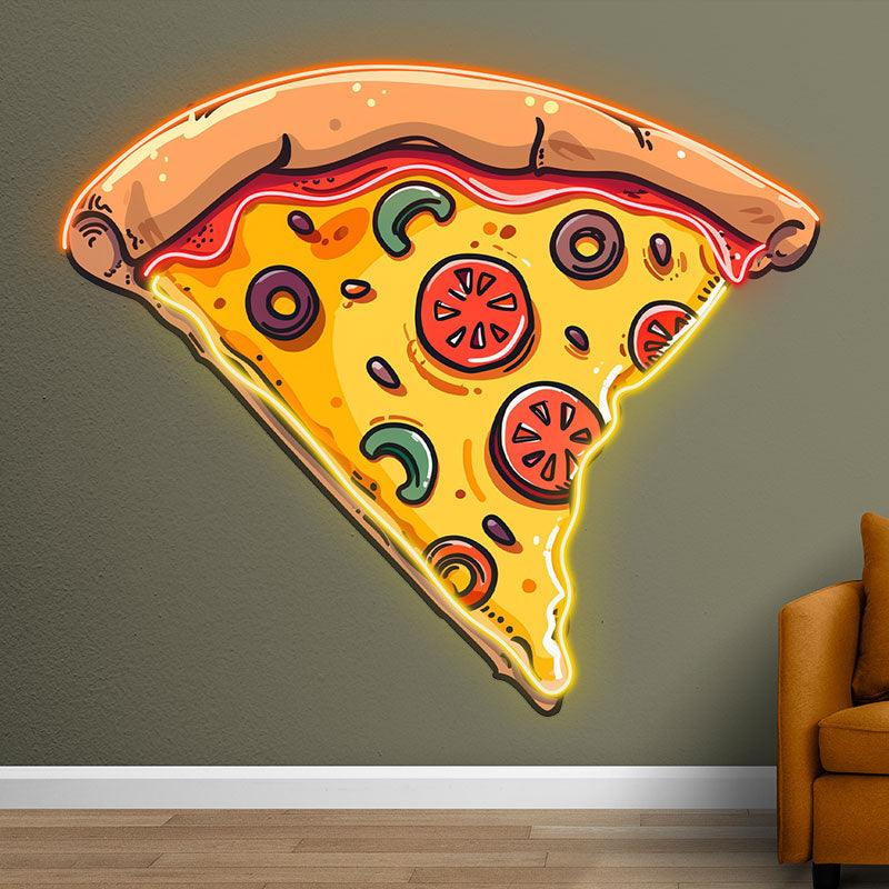 Vegetable Cream Pizza Neon sign Lights - LED Lights, Creative Home Decor, Fun Party Vibes, Perfect Gifts
