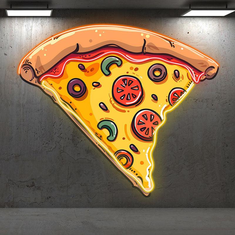 Vegetable Cream Pizza Neon sign Lights - LED Lights, Creative Home Decor, Fun Party Vibes, Perfect Gifts
