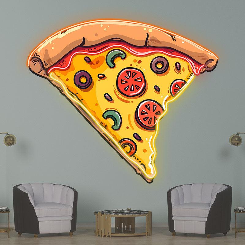 Vegetable Cream Pizza Neon sign Lights - LED Lights, Creative Home Decor, Fun Party Vibes, Perfect Gifts