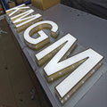 Waterproof Business Custom Punching Holes Led Channel Letters Front-lit LED Advertising Face Illuminated Channel Letter Sign