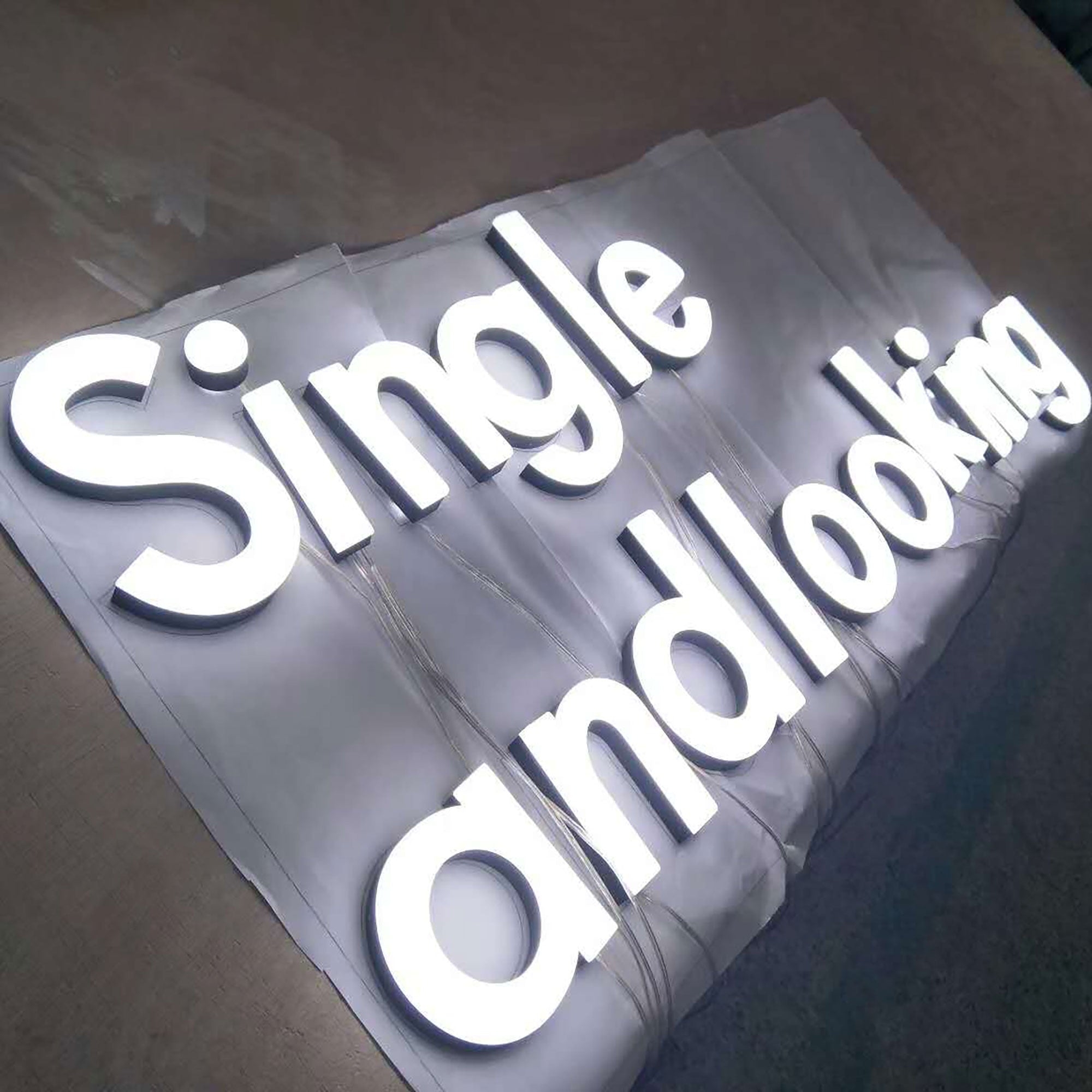 Custom Company Logo Letter Led Faux Neon Light Acrylic Neon Signs Lighted Lobby Signage