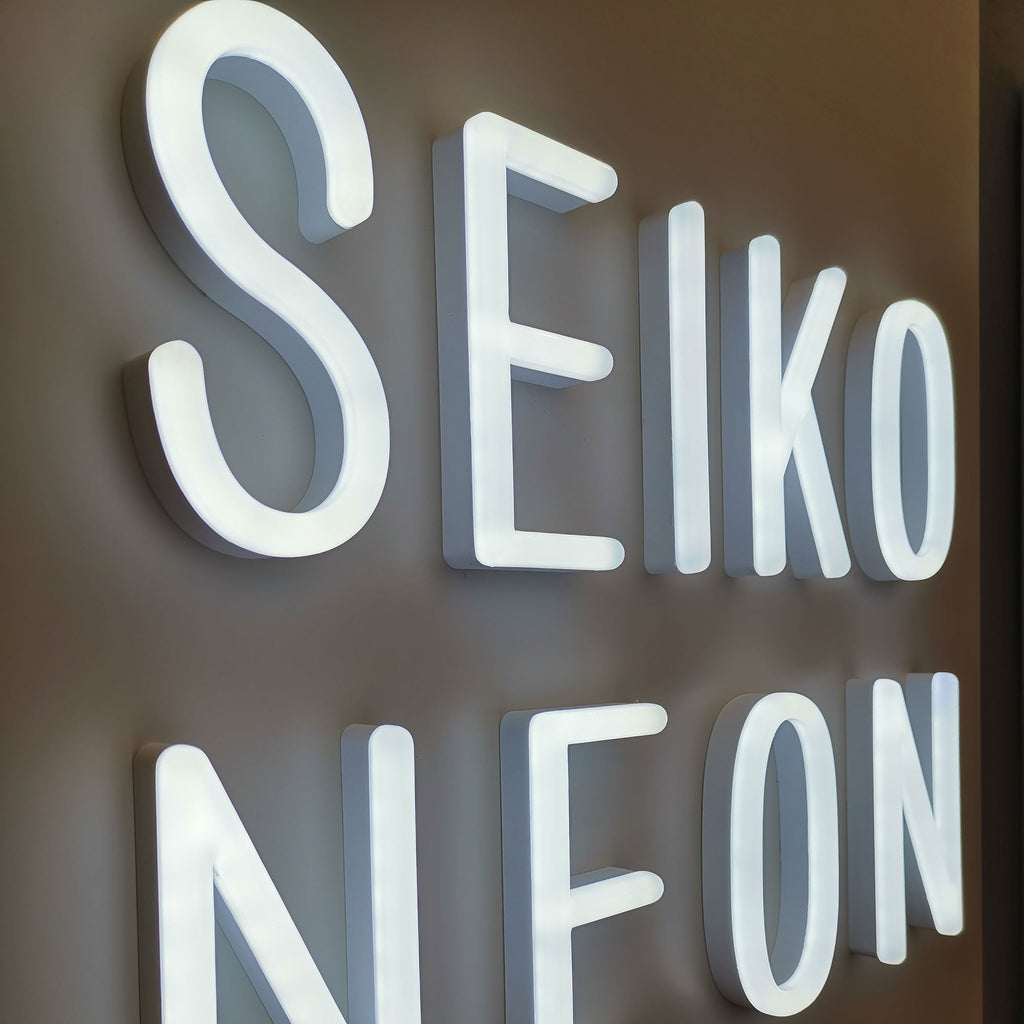 Custom wall shop sign faux LED neon signs acrylic letters signage neon style business logo