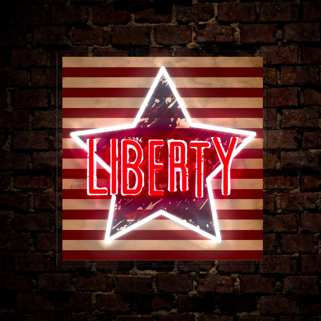 4th of July Liberty Artwork Led Neon Sign