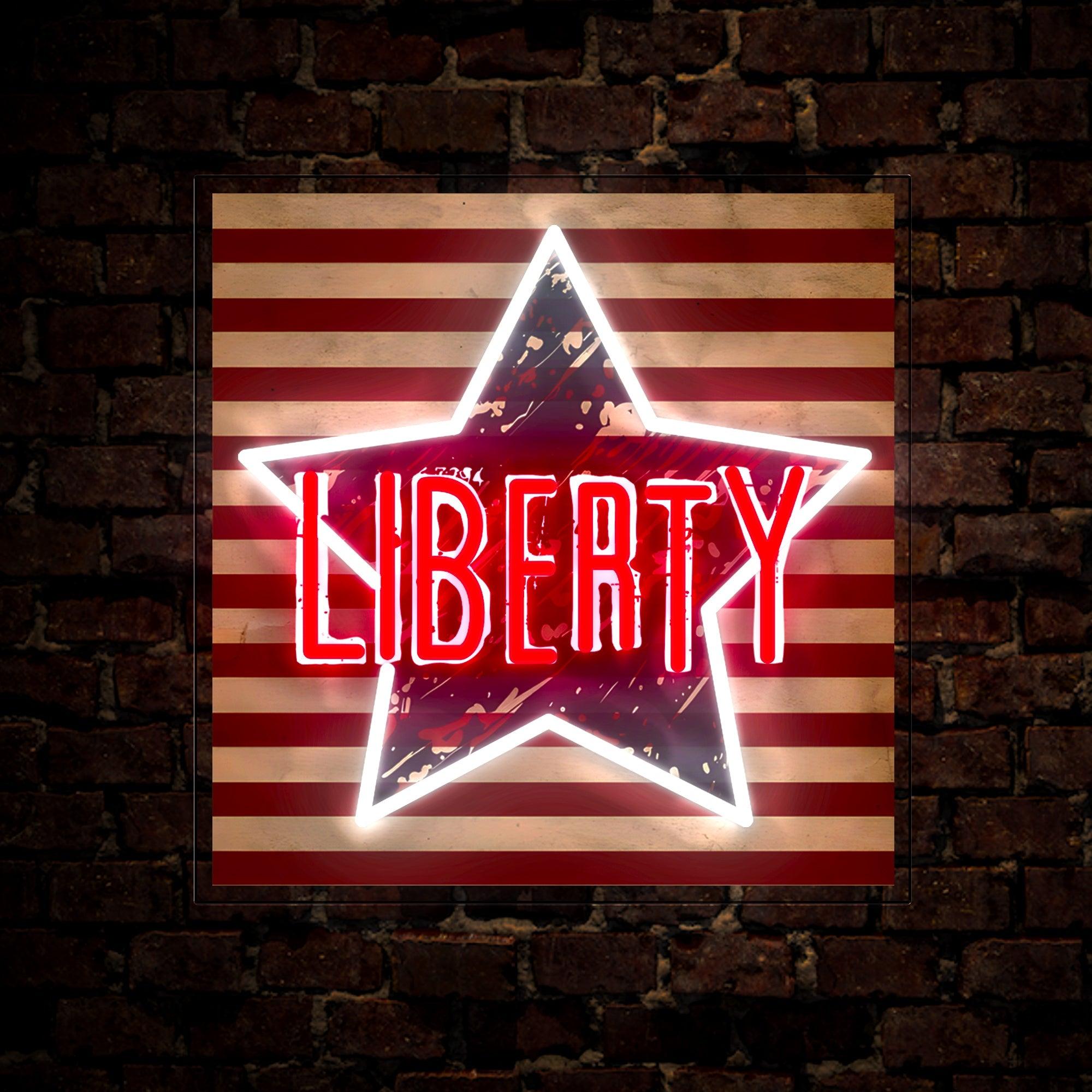 4th of July Liberty Artwork Led Neon Sign