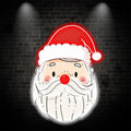 Kind Bearded Santa Claus LED Neon signs | Red Christmas Hat Decorative Lights | Warm Holiday Home Lighting