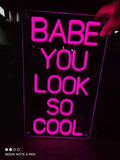 Baby you look so cool