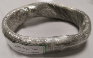 Transparent cables single line cable 300 meters/roll 0.2 square mm²