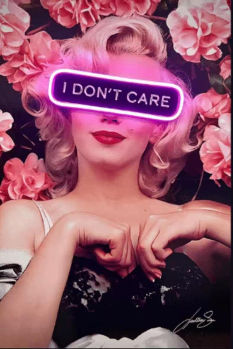 Works of art UV print neon