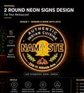24‑Inch Round Neon Light, Non‑Waterproof