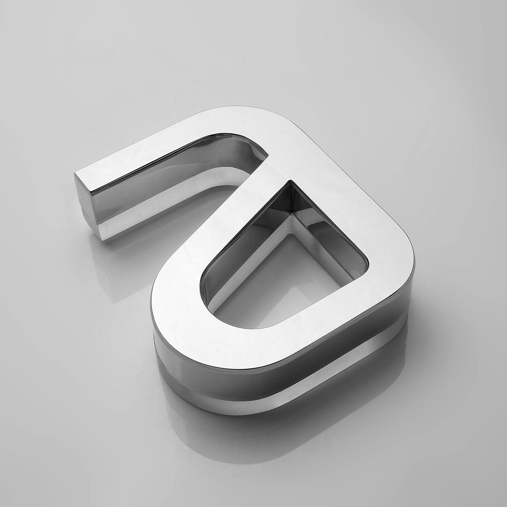 Business Sign Led Shop Front Signage Metal Backlit Letters Sign for Lobby Office Company