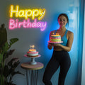 Happy Birthday LED Neon signs Lights | Creative Birthday Blessing Decoration Lights | Suitable for Party and Home Decoration