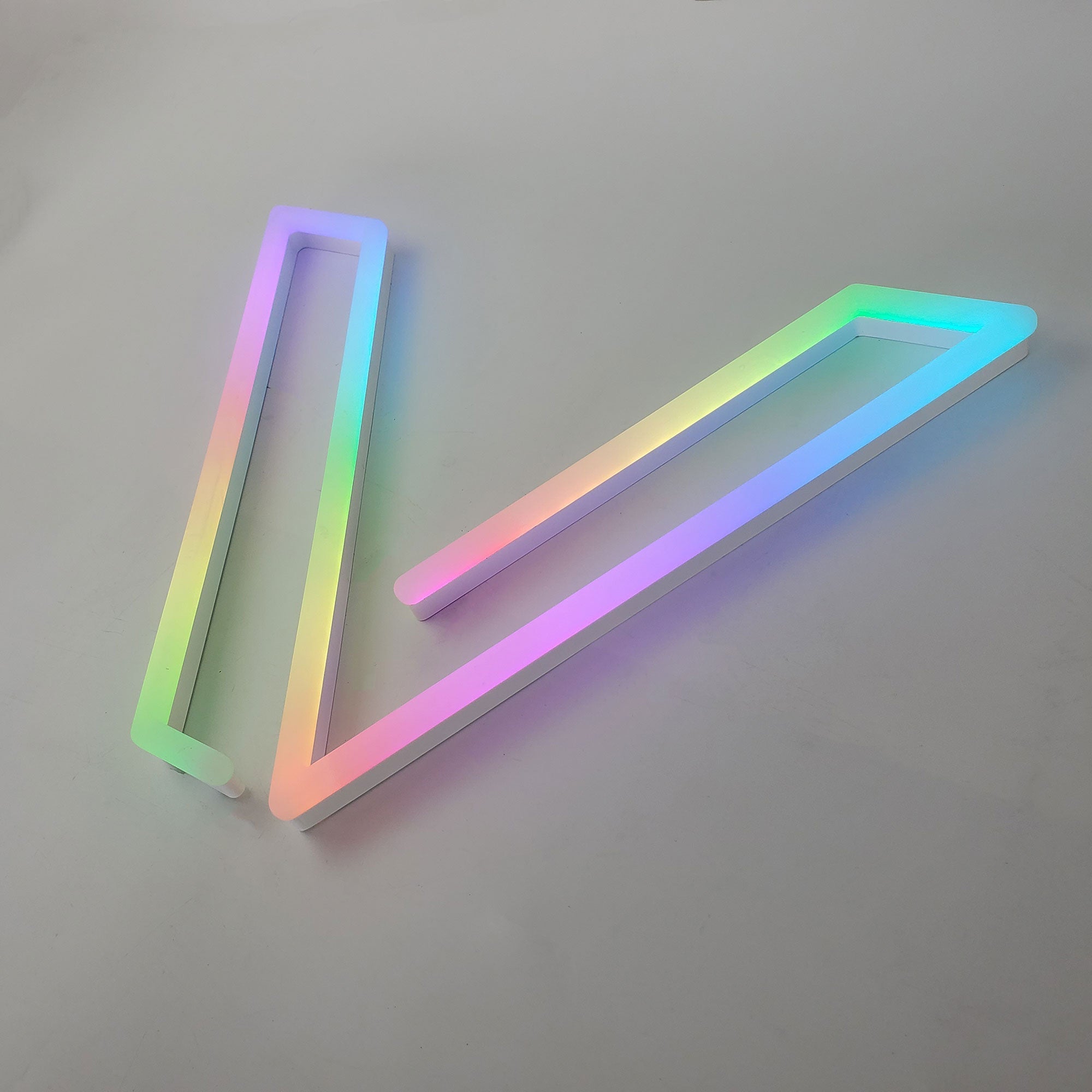 Business faux acrylic neon sign letters waterproof RGB LED letters sign decor for shop bar store