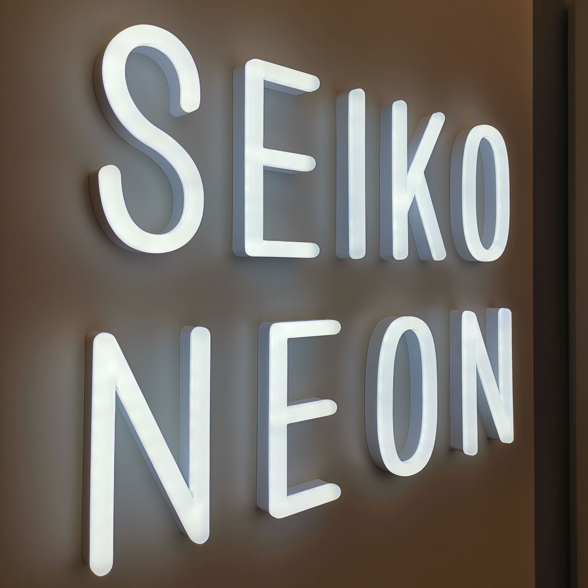 Custom wall shop sign faux LED neon signs acrylic letters signage neon style business logo