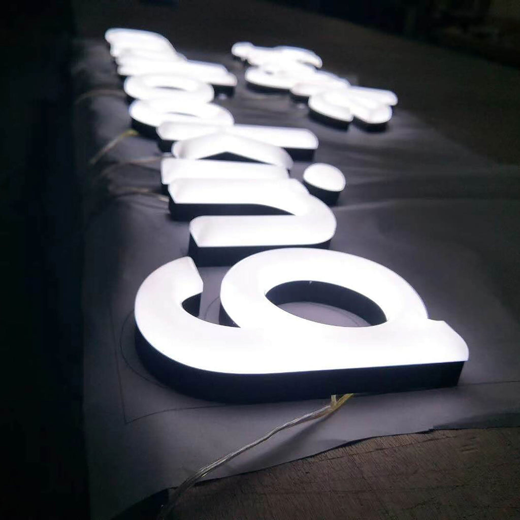 Custom Company Logo Letter Led Faux Neon Light Acrylic Neon Signs Lighted Lobby Signage