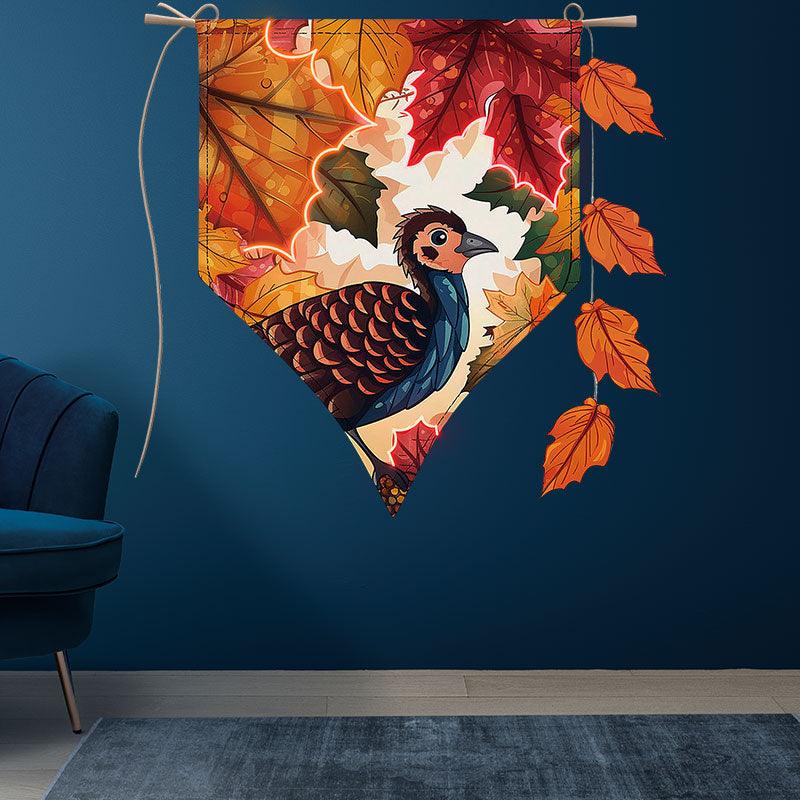 Thanksgiving Tinsel - neon signs Turkey and Maple Blessing Cozy Decoration