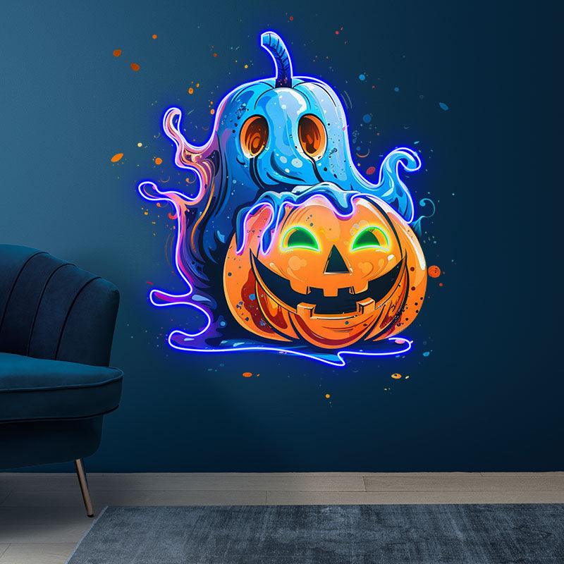 Pumpkin Good Friends LED Neon signs Lights | Holiday Decoration Lights | Creative Halloween Home Lighting