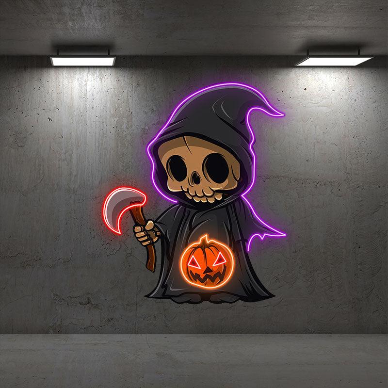 Adorable Halloween Fairy Decoration | Enchanting LED Light neon sign  for Spooky Season | Perfect for Home and Parties