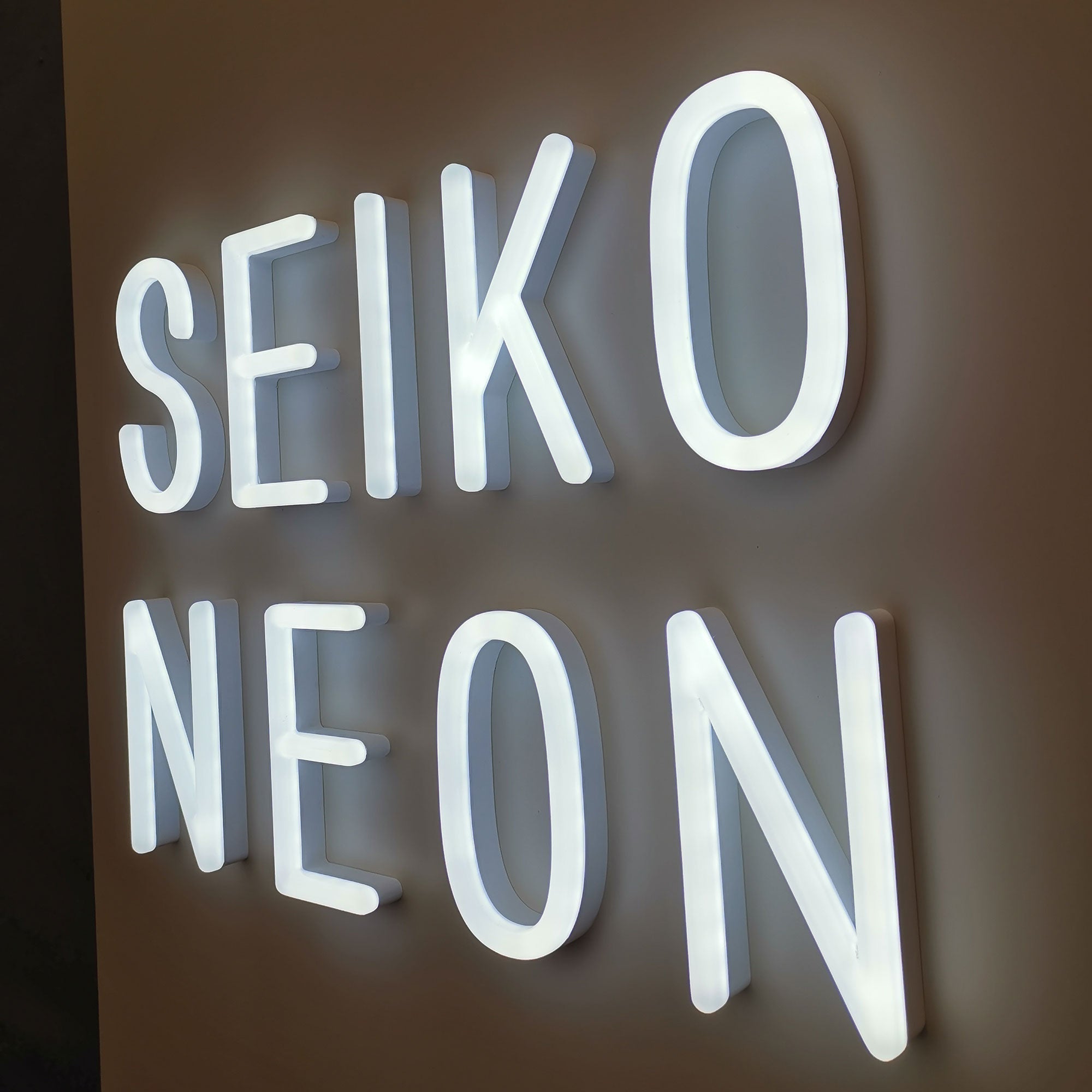 Custom wall shop sign faux LED neon signs acrylic letters signage neon style business logo