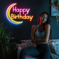 Happy Birthday LED Neon signs Lights | Creative Birthday Blessing Decoration Lights | Suitable for Party and Home Decoration