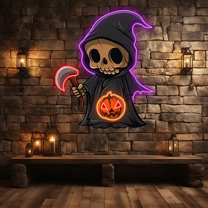 Adorable Halloween Fairy Decoration | Enchanting LED Light neon sign  for Spooky Season | Perfect for Home and Parties